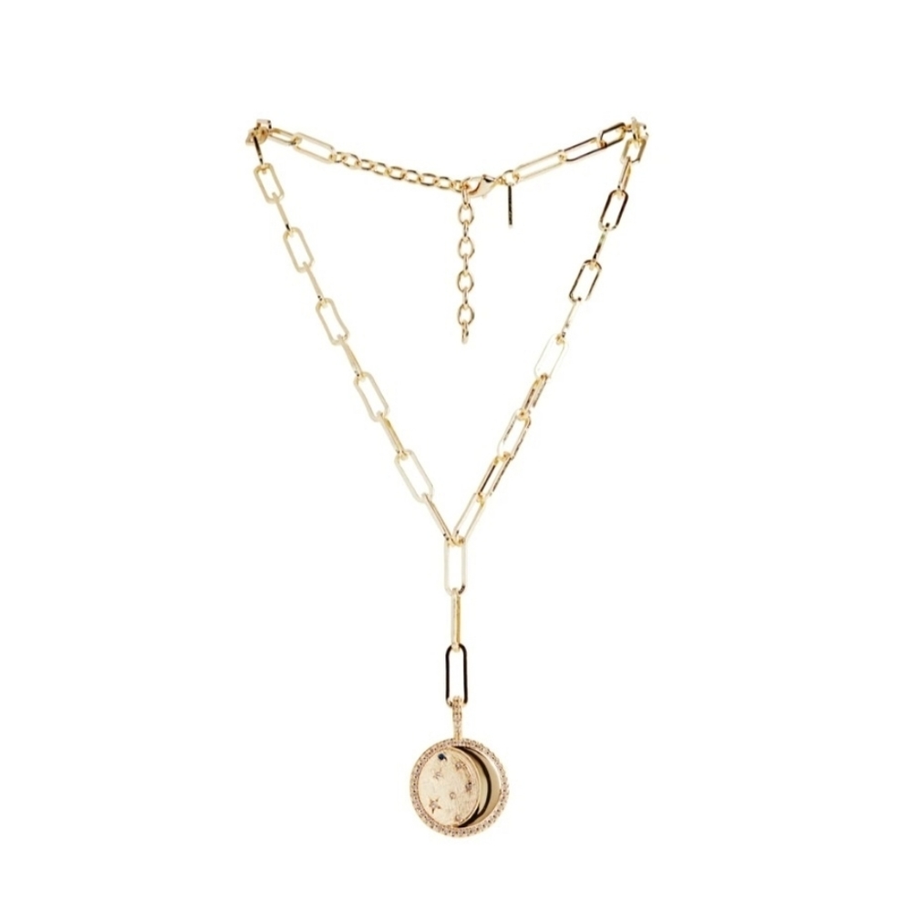 Melinda Maria Star lariat necklace